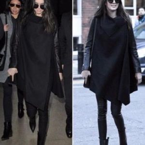 Allsaints Black Hyde Monument Coat Size US 2